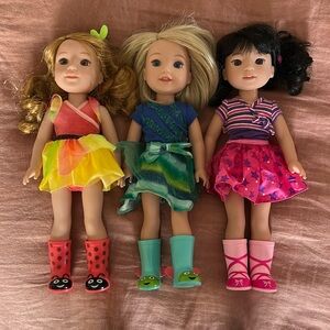 Wellie Wishers American Girl Dolls